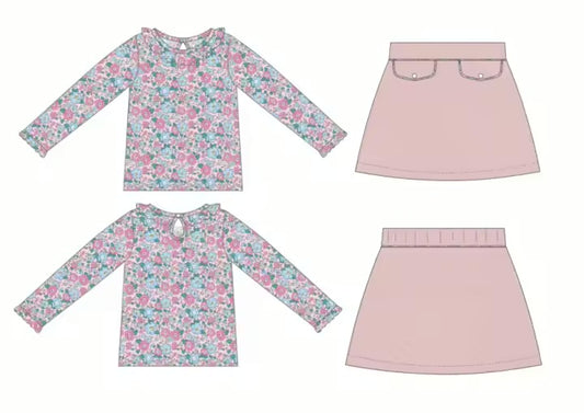LIBERTY QUILTED SKIRT SET