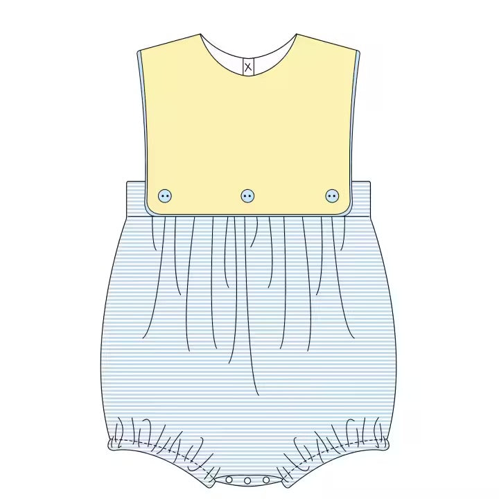 Yellow and Blue Stripe