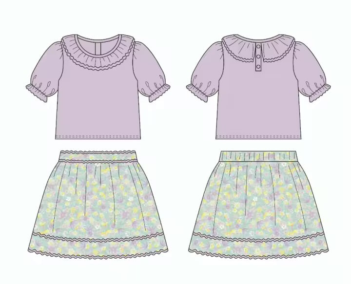 POSEY BLOOMS AND STRIPES COLLECTION