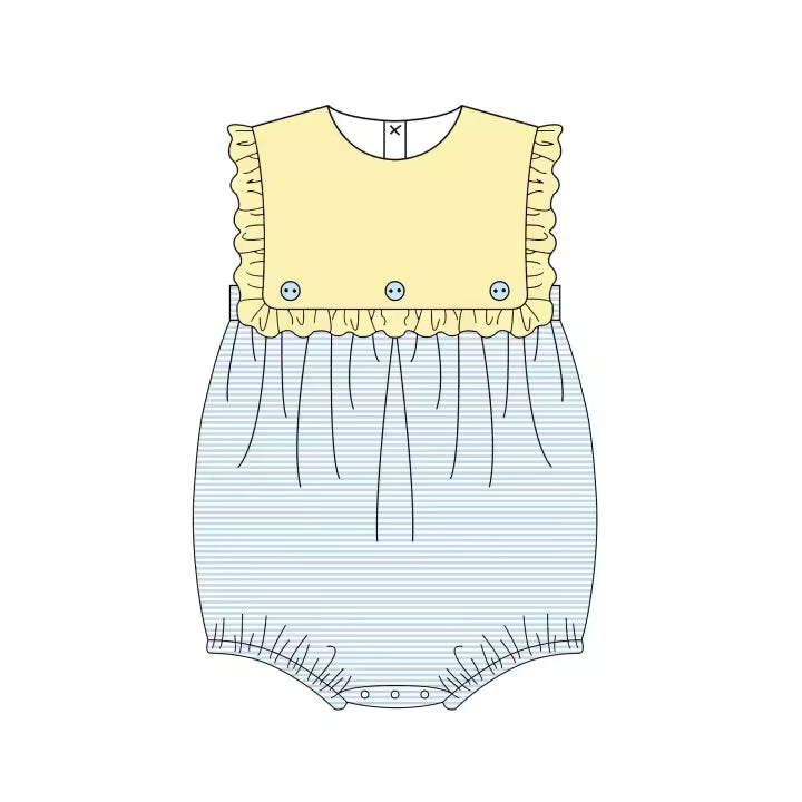 Yellow and Blue Stripe