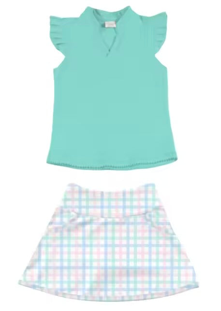 BIRTHDAY CAKE YOGA SKORT SET