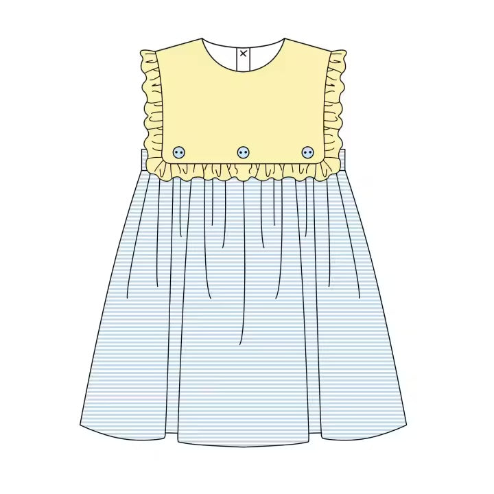 Yellow and Blue Stripe