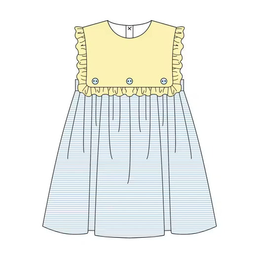 Yellow and Blue Stripe