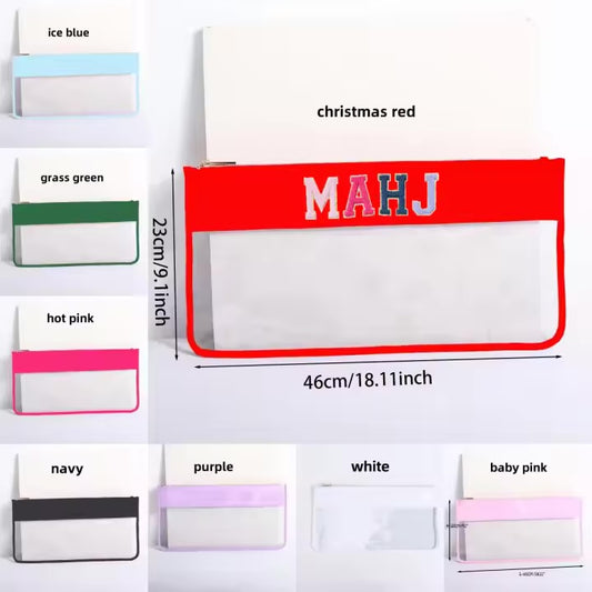 Large Vinyl Zipper Bags